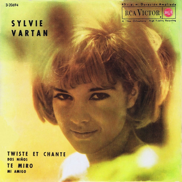 Sylvie Vartan EP Espagne "Twiste et chante"  RCA 3 20694 Ⓟ 1963