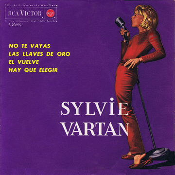 Sylvie Vartan EP Espagne  "Ne t'en vas pas" RCA  3 20695 Ⓟ 1963
