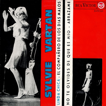Sylvie Vartan EP Espagne  "L'homme en noir" RCA  3 20910 Ⓟ 1965