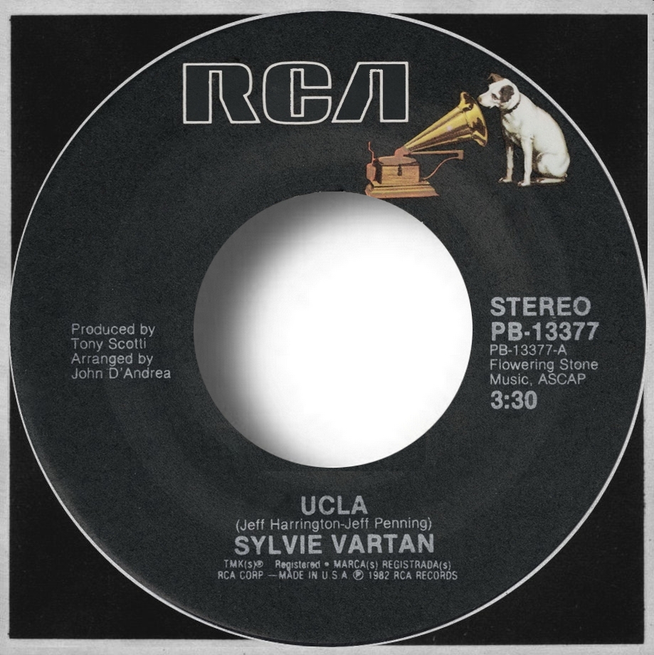 Sylvie Vartan EP USA "UCLA" RCA  PB 13 377 Ⓟ 1982