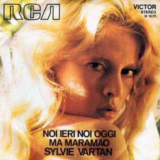 Sylvie Vartan SP Italie "Noi ieri noi oggi "    1675 Ⓟ 1973