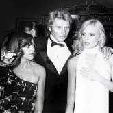 Sylvie Vartan, Johnny Hallyday et Nicoletta, 8 octobre 1975