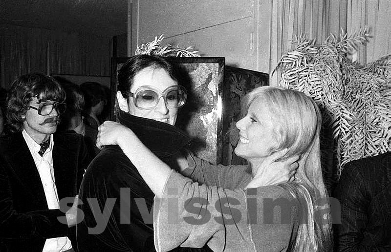 Palais des Congrès 1978 de Sylvie Vartan, 20 mars 1978, Barbara dans la loge de Sylvie