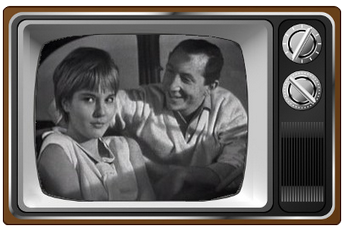 Frankie Jordan et Sylvie Vartan interprétant "Panne d'essence dans l'émission "Discorama", novembre 1961