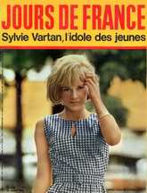 Sylvie Vartan Couverture de "Jours de France", 1963
