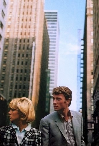 Johnny Hallyday et Sylvie Vartan à New-York en 1963 photo Jean-Marie Périer