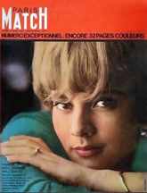 Sylvie Vartan Couverture de "Paris Match", 1963