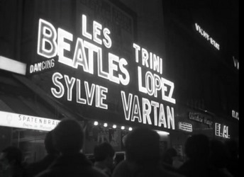 Fronton de l'Olympia "Trini Lopez Les Beatles Sylvie Vartan"