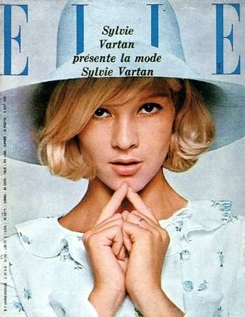 Sylvie Vartan couverture du magazine ELLE 5 aout 1965