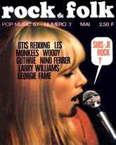 Sylvie Vartan magazine "Rock & Folk" numéro 7 - Mai 1967