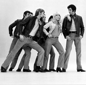 Sylvie Vartan et ses danseurs, émission de TV "Dim Dam Dom" diffusée en 1968