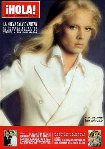 Sylvie Vartan en couverture du magazine espagnol "Hola", 11 septembre 1976