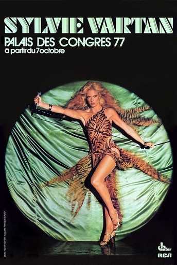 Affiche de Sylvie Vartan Palais des Congrès 1977 Photo Helmut Newton