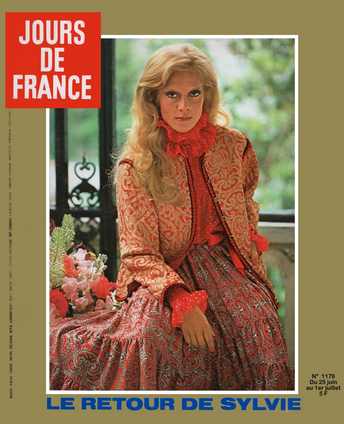 Sylvie Vartan en couverture de "Jours de France" N°1176  : "Le retour de Sylvie" (Juin 1977)