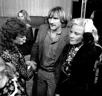 1978, Sylvie Vartan, Gérard Depardieu et Jacqueline Bisset