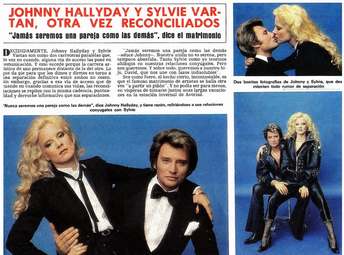 Sylvie Vartan et Johnny Hallyday par Helmut Newton, Espagne 1978