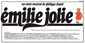 Album de la bande originale d "'Emilie Jolie", 1979, RCA PL 37338