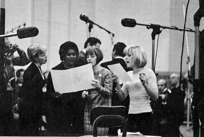 Enregistrement à New York fin 1964 de l'album "Gift wrapped from Paris"  de Sylvie Vartan sous la direction musicale de Garry Sherman et Jimmy Wisner