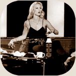 Sylvie Vartan Galerie Fan Art Sylvissima, Sur le piano, Un sur cinq 1977, Vignette