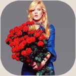 Sylvie Vartan Galerie Fan Art Sylvissima, Vignette Red roses