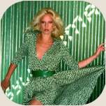 Sylvie Vartan Galerie Fan Art Sylvissima, Vignette robe verte, 1980