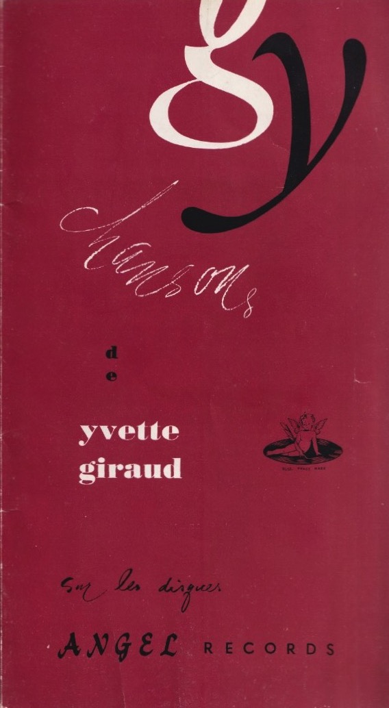 Yvette Giraud programme chanteuse française Japon 1957