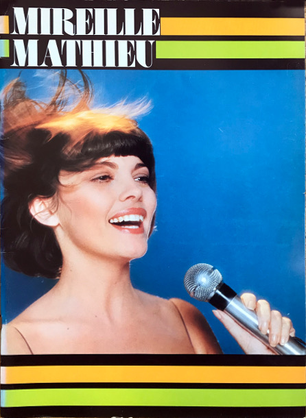 Mireille Mathieu programme Japon tournée 1974