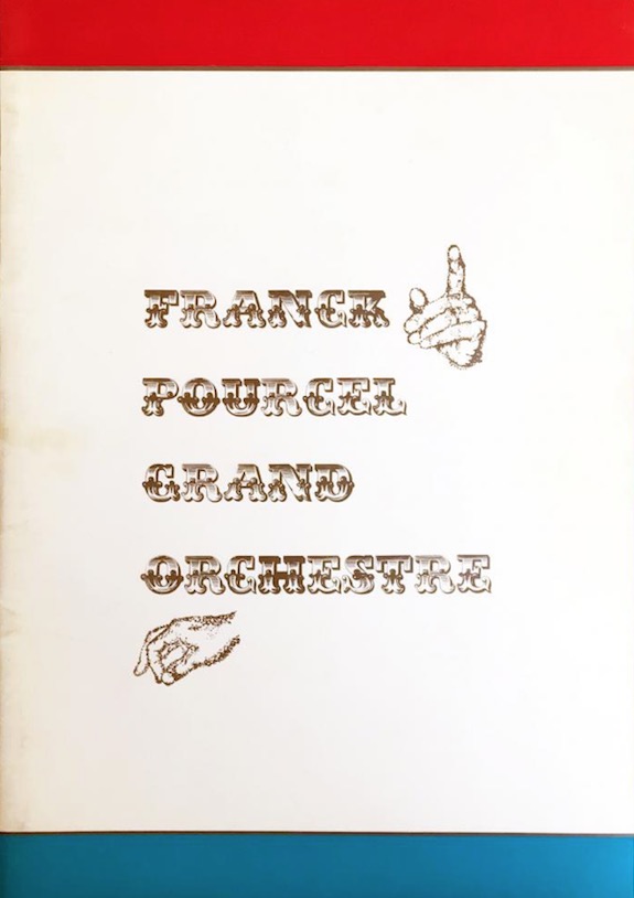 Programme tournée Japon 1970 Franck Pourcel