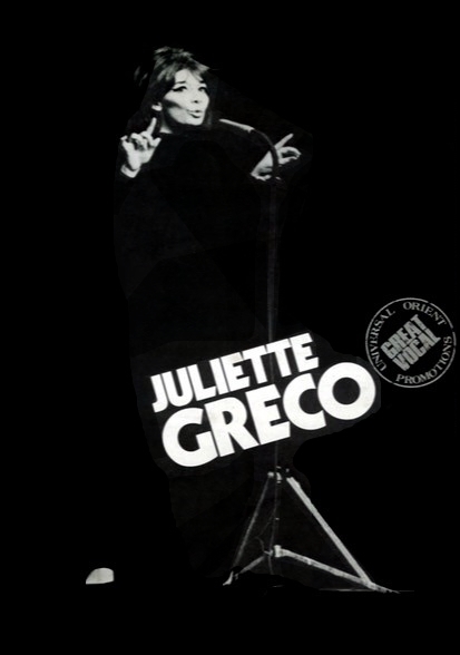 Juliette Gréco programme Japon 1975