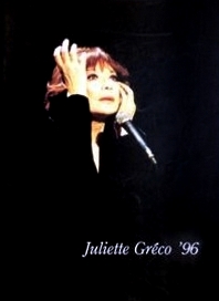 Juliette Gréco, programme tournée Japon 1996