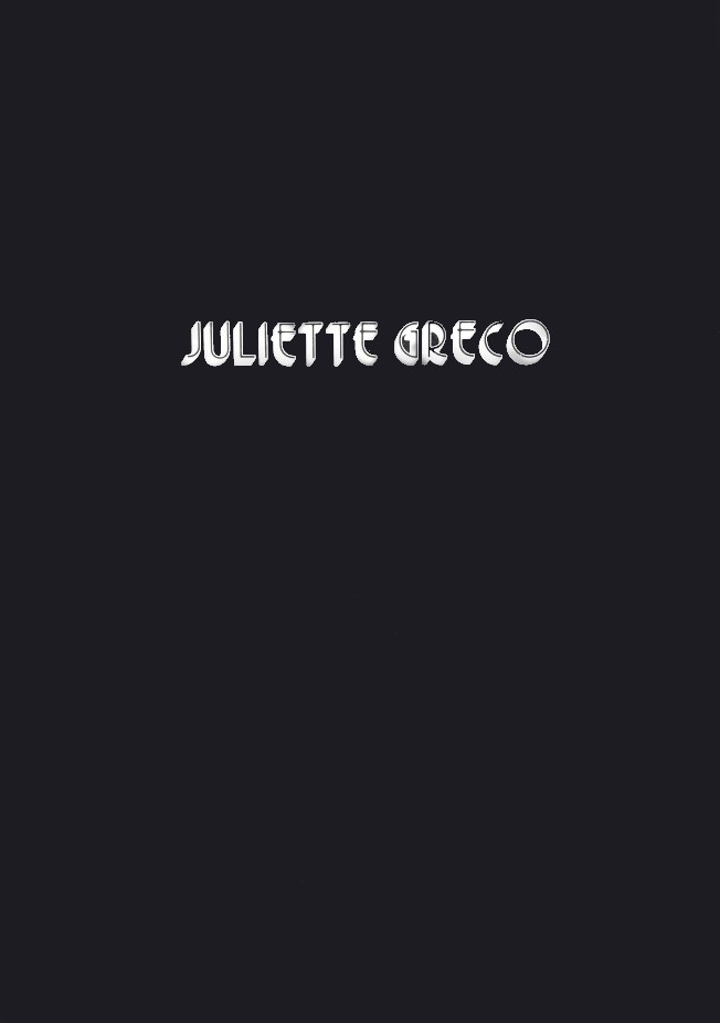 Juliette Greco programme Japon tournée 1981