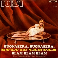 Sylvie Vartan SP Italie  RCA VICTOR N-1569 "Buonasera buonasera"