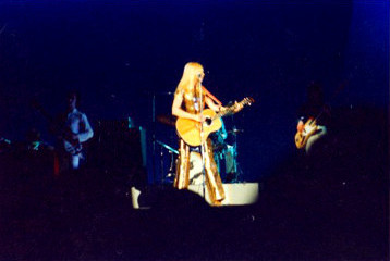 Sylvie Vartan photo de scène amateur de la tournée 1972 au Japon