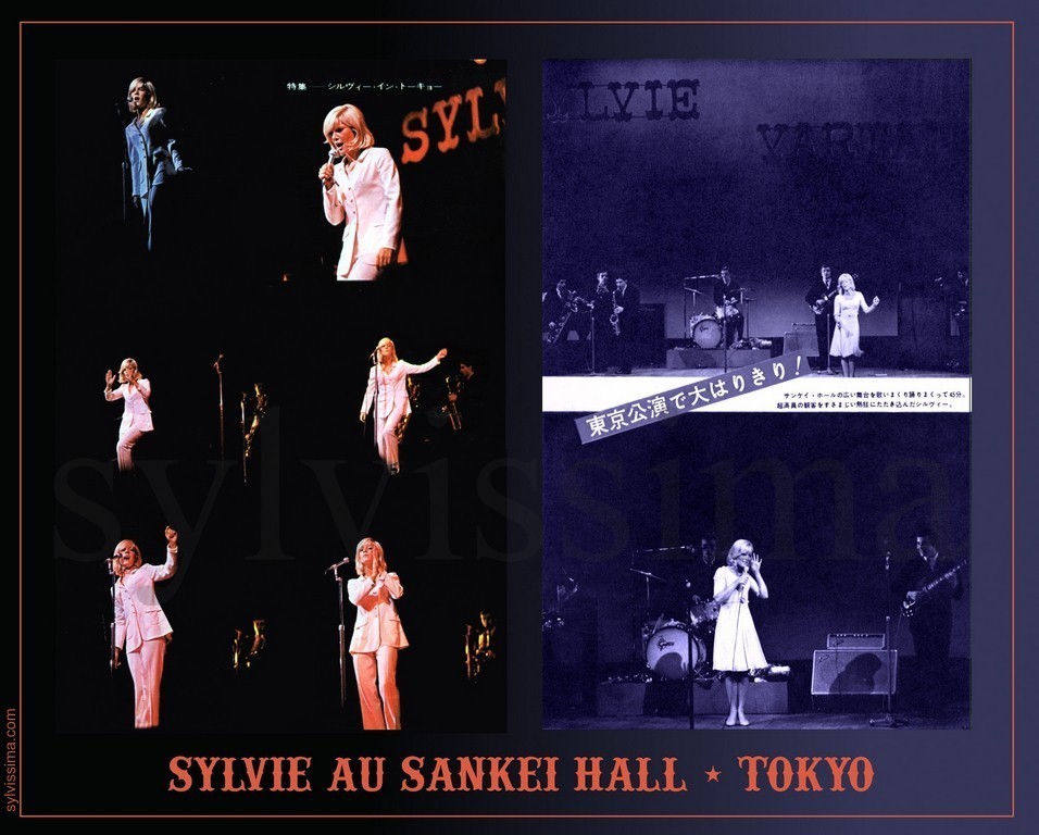 Sylvie Vartan au Sankeil Hall, Tournée 1965 au Japon