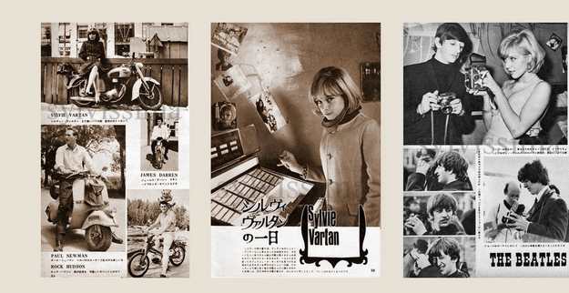 Sylvie Vartan et les Beatles presse japonaise