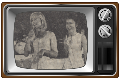 Sylvie Vartan et Mie Nakao NHK mai 1965