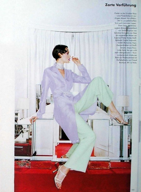 Patricia Hartman, Vogue Germany Photos Christophe Kutner  Mai 1995