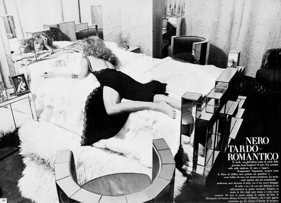 Photo d'Helmut Newton dans Vogue Italia, 1969