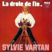 Sylvie Vartan SP "La drôle de fin" Pochette 1 RCA 42026 Ⓟ 1975