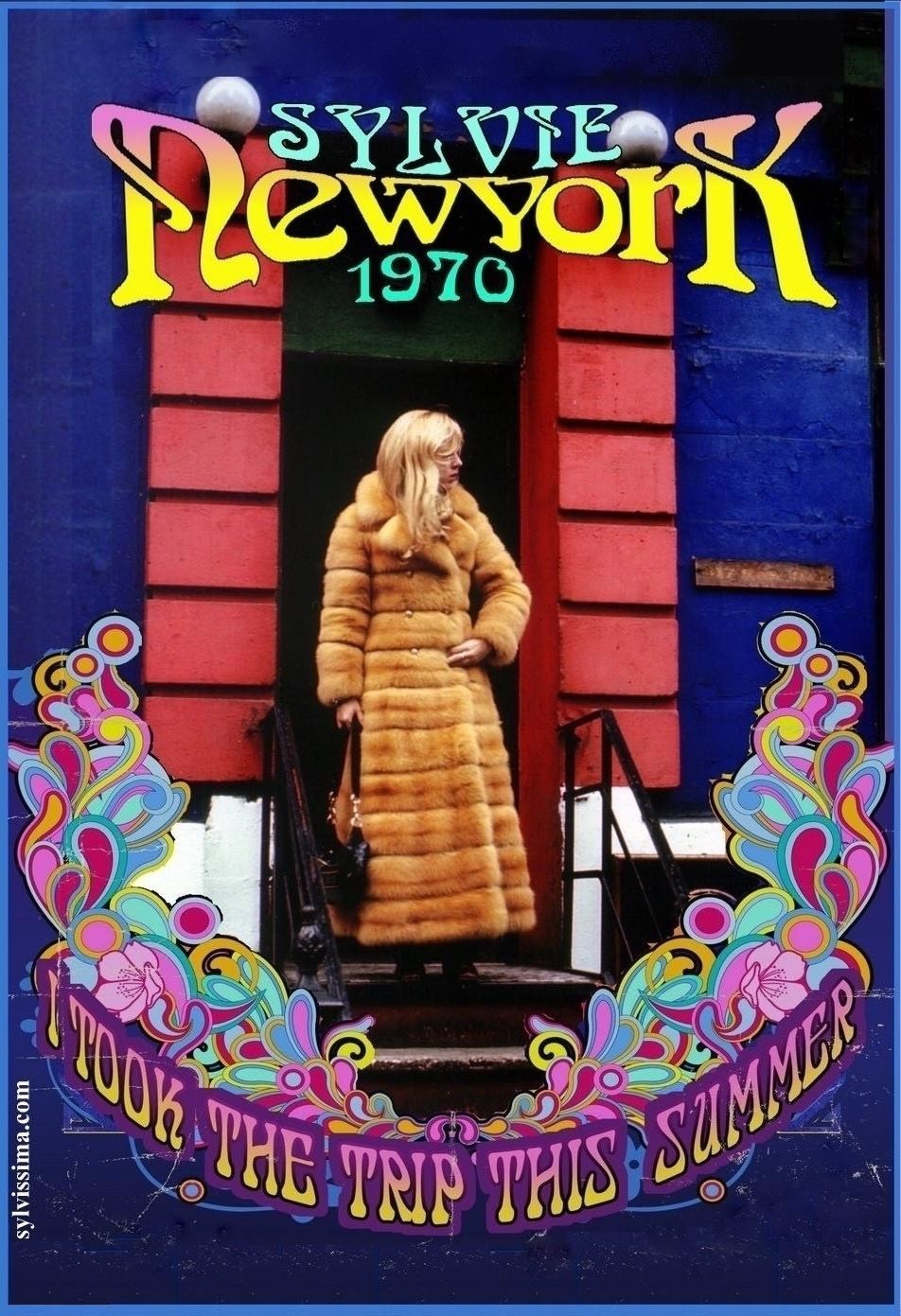 Poster Sylvie Vartan à New-York 1970