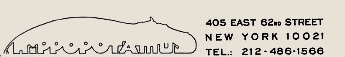 Logo de "L'Hippopotamus", New-York 70's