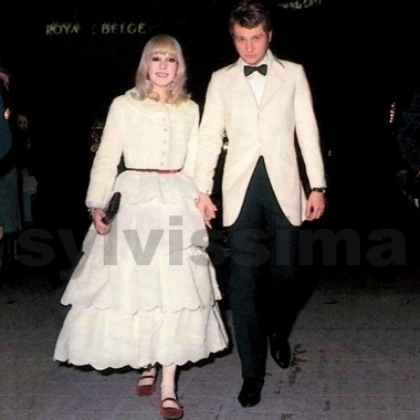 Sylvie Vartan et Johnny Hallyday au Lido en décembre 1966