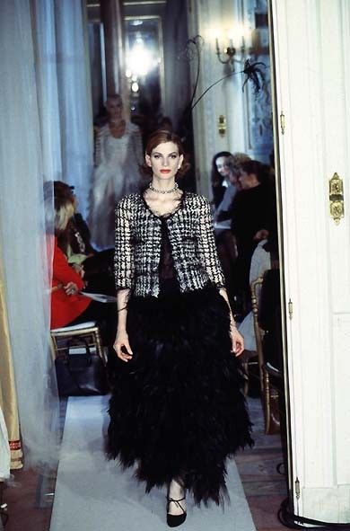 Robe "¨Plume de coq" Chanel Collection Printemps-Eté 1997