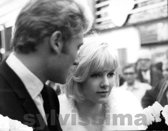 Sylvie Vartan et Johnny Hallyday pour "Cherchez l'Idole" en 1964