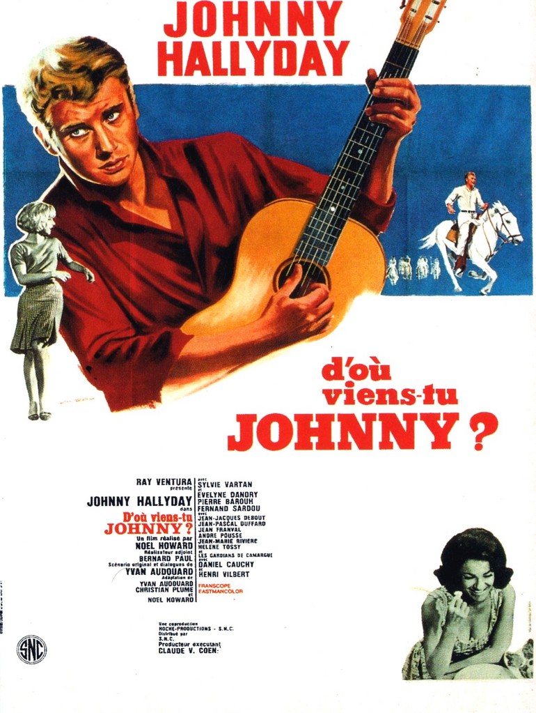 Affiche du film "D'où viens-tu Johnny" 1963