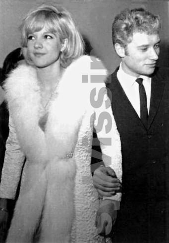 Sylvie Vartan en Real avec Johnny Hallyday 1964