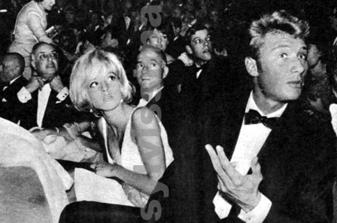 Sylvie Vartan et Johnny Hallyday à la présentation de "D'où viens-tu Johnny"
