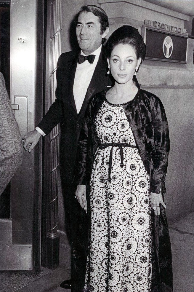 Gregory et Véronique Peck aux Tony Awards 1968