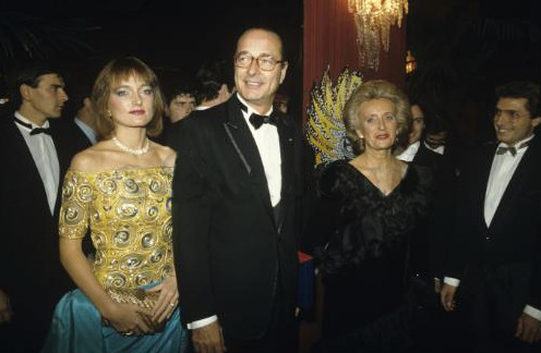 Gala contre le SIDA 1985 au Paradis Latin : la famille Chirac