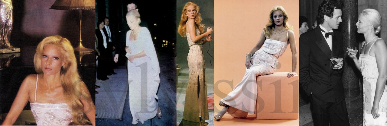 Sylvie Vartan robe Dior Collection printemps-été 1976